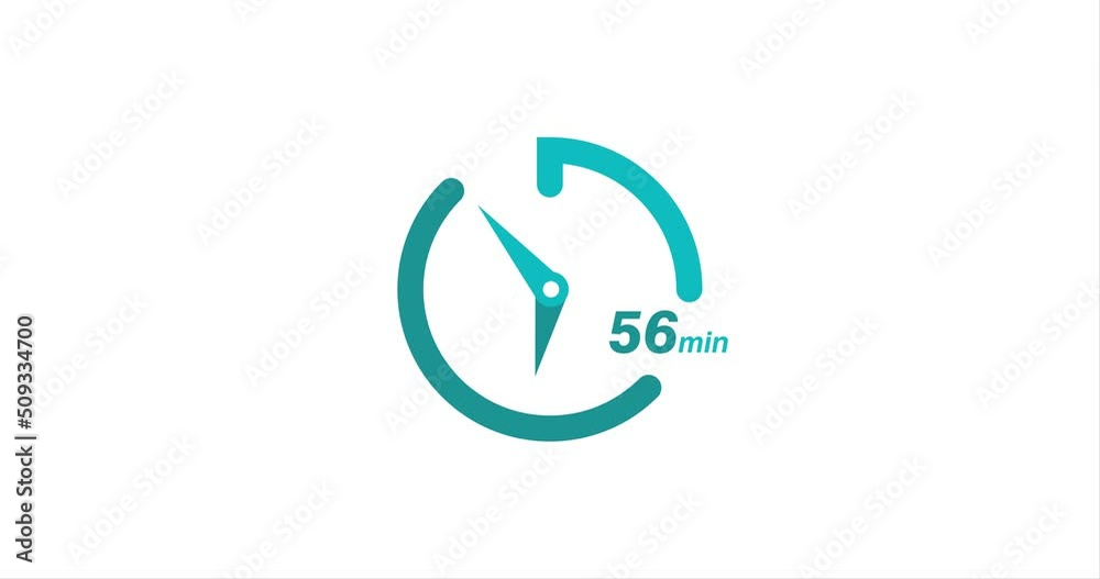 56 minute timer clocks modern animation design 56 minute timer clocks modern animation design