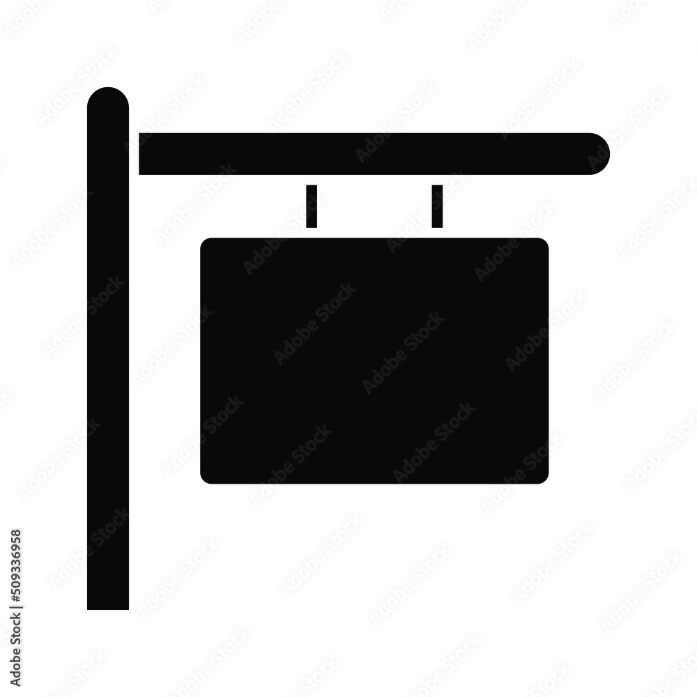 billboard icon in a flat design color editable billboard icon in a flat design color editable