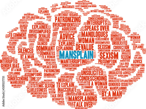 Mansplain Word Cloud