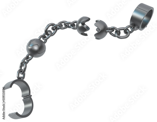 Shackles Ball Clamp Open