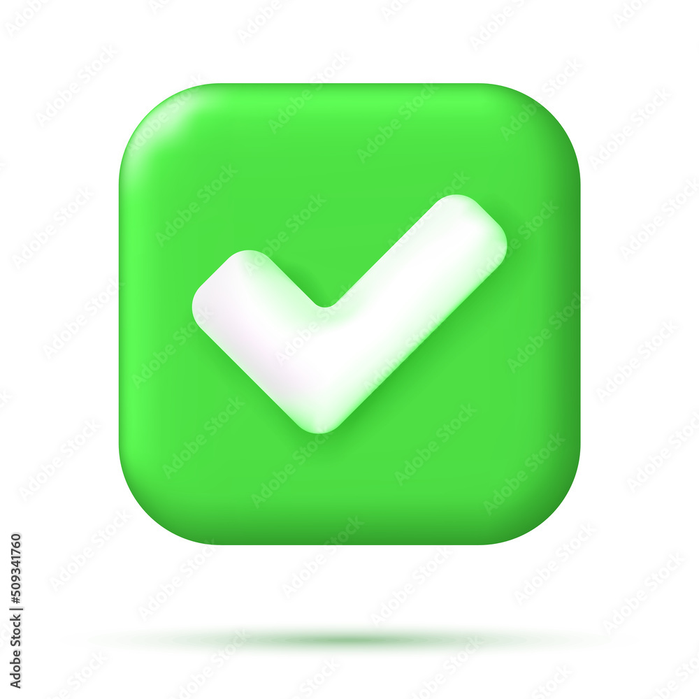 3D Right Button in Square Shape. 3D Right Button in Square Shape.