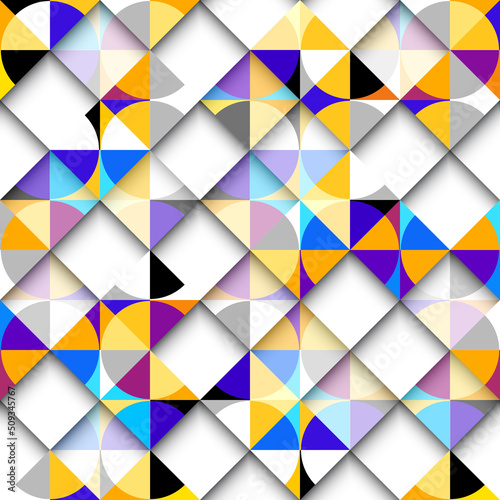 Geometric abstract pattern in low poly style.