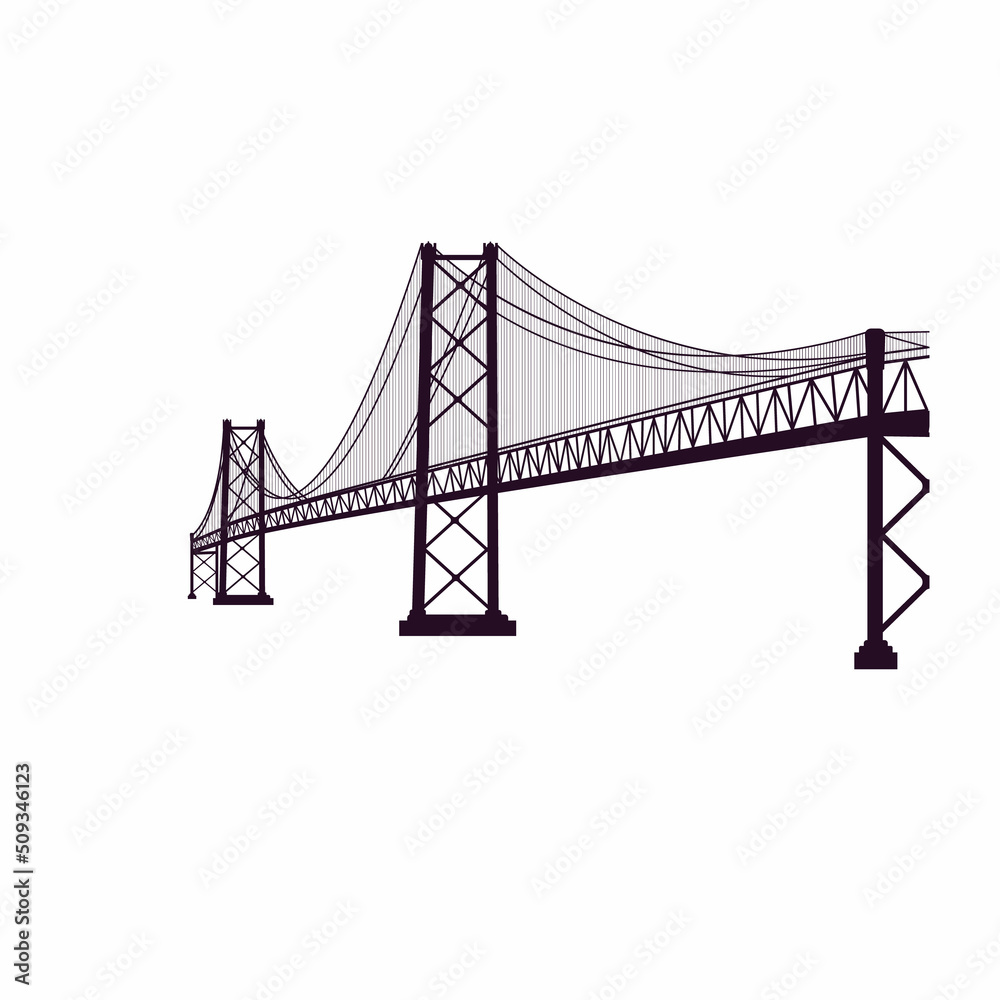 Fototapeta premium Lisbon, 25 of April bridge