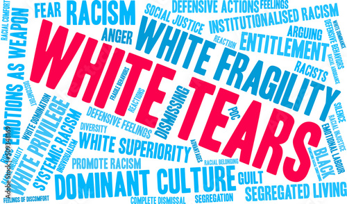 White Tears Word cloud on a white background. 