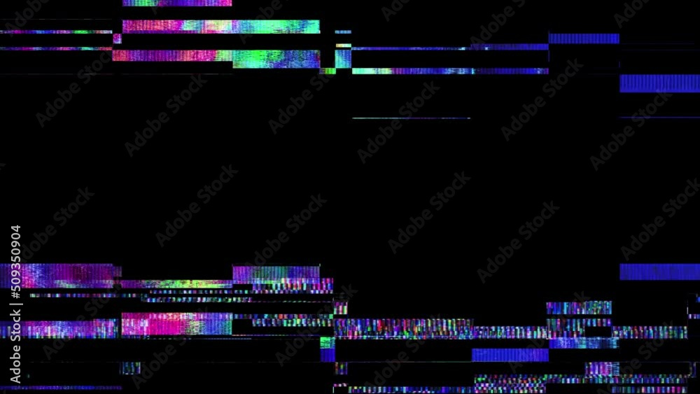 Abstract glitch effect animation 4k. Electronic music technology glitch. Abstract glitch effect animation 4k. Electronic music technology glitch.