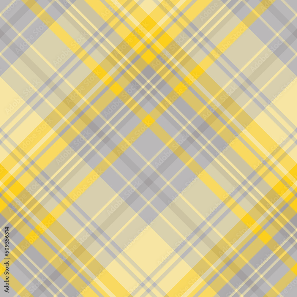 Seamless pattern in marvellous yellow and gray colors for plaid, fabric, textile, clothes, tablecloth and other things. Vector image. 2 Seamless pattern in marvellous yellow and gray colors for plaid, fabric, textile, clothes, tablecloth and other things. Vector image. 2