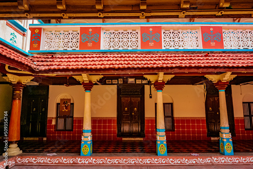 Chettinadu Style Heritage Homes in Karaikudi, Pallathur, Athangudi & Kothamangalam are the most lavish & exquisite architectural beauty. This beautiful edifice situated at Chettinad region, Sivagangai photo