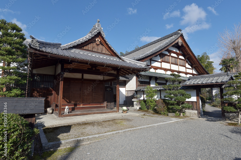 聖衆来迎寺　大玄関と庫裏　滋賀県大津市比叡辻