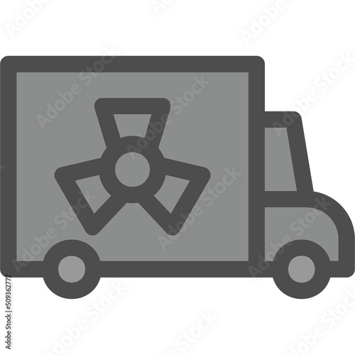 Nuclaer Truck Icon photo