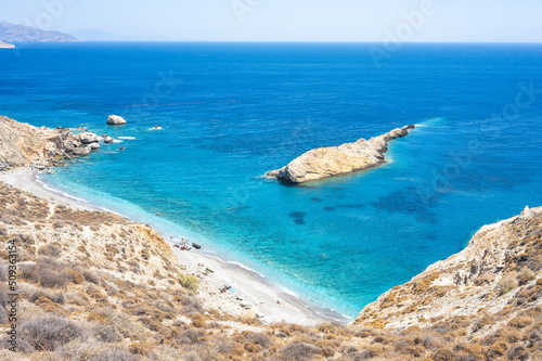 Fototapeta Naklejka Na Ścianę i Meble -   Folegandros, beautiful Greek island in the Aegean Sea. Greece