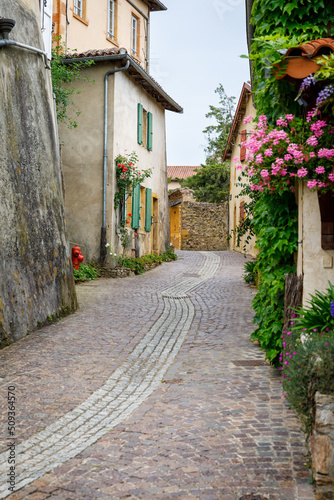 Fototapeta Naklejka Na Ścianę i Meble -  Village médiéval de Ternand, France