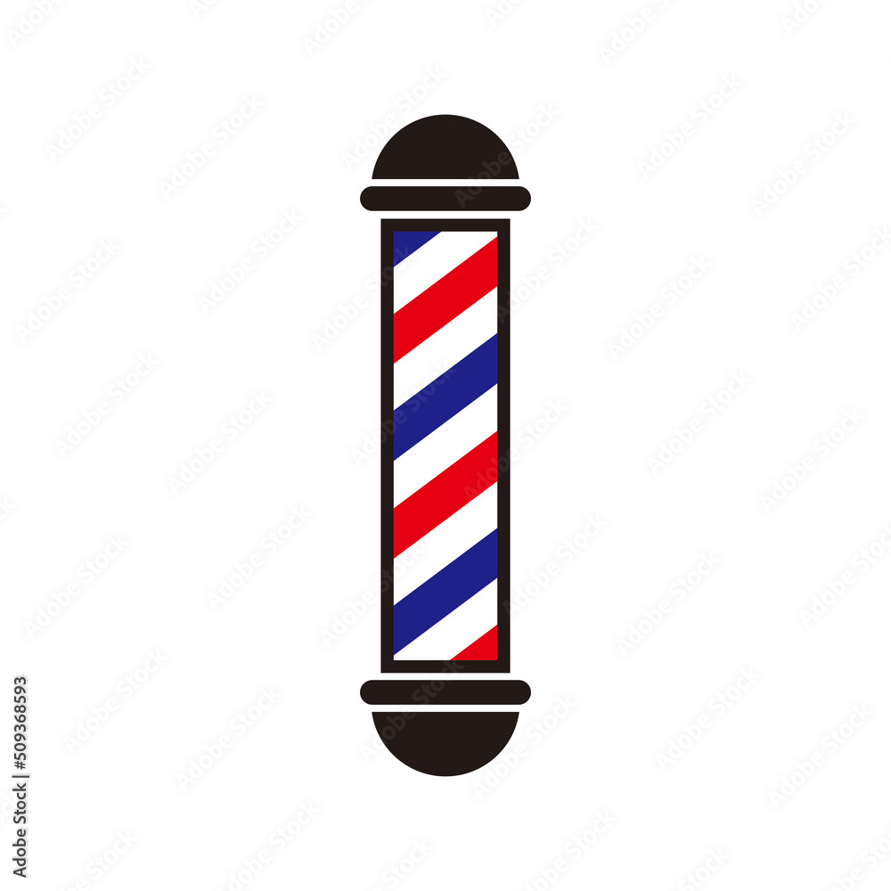 Barber symbol Barber shop icon hair on white background Barber symbol Barber shop icon hair on white background