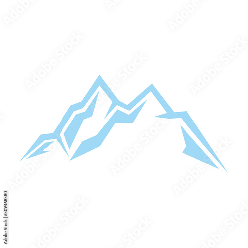 mountain logo vector illustration symbol