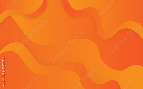 Abstract colorful orange wave background