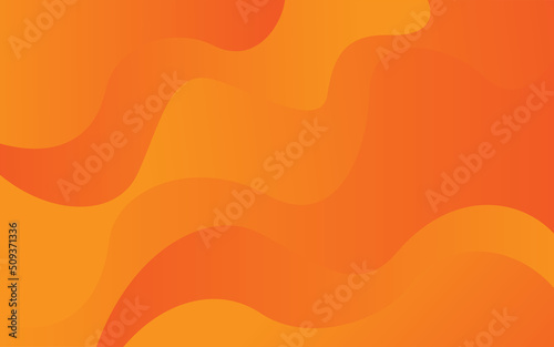 Abstract colorful orange wave background
