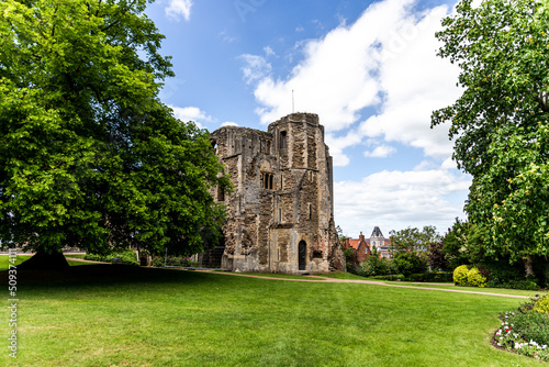 Medieval Gothic castle in Newark on Trent, near Nottingham, Nottinghamshire, England, UK. photo