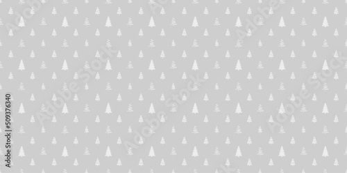 Seamless pattern with christmas trees. Abstract geometric wallpaper. Geometric art. Print for textiles, fabrics, polygraphy, posters. Greeting cards. Black and white illustration