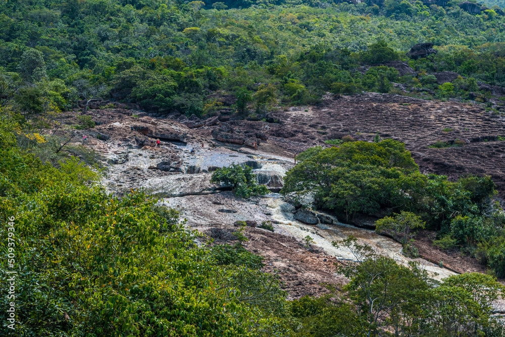 Serrano natural pools near the town of Lencois in Chapada Diamantina
