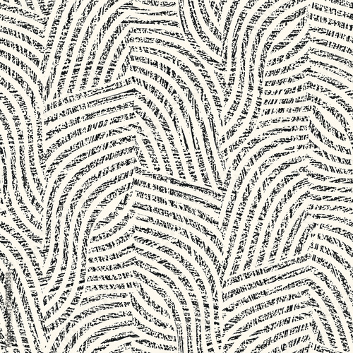 Brushed Ink Textured Broken Striped Pattern