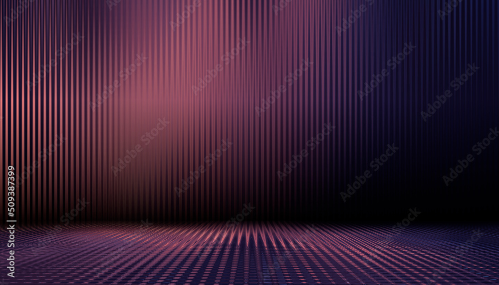 Dark abstract modern neon background. Empty night neon scene with rays