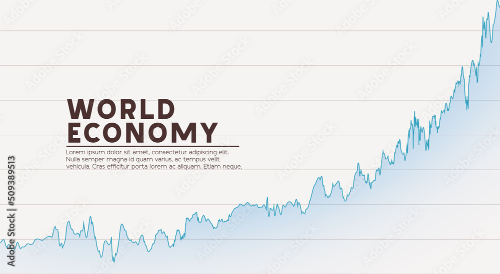 Stock price chart visual display. market shares. Growth charts. Business Trader Analytics. vector illustration