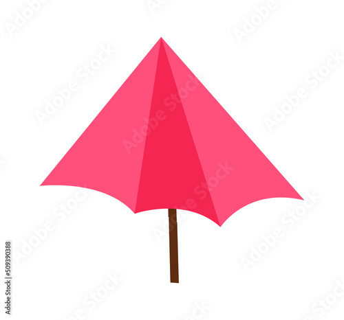 Cartoon umbrella icon. Vector illustration