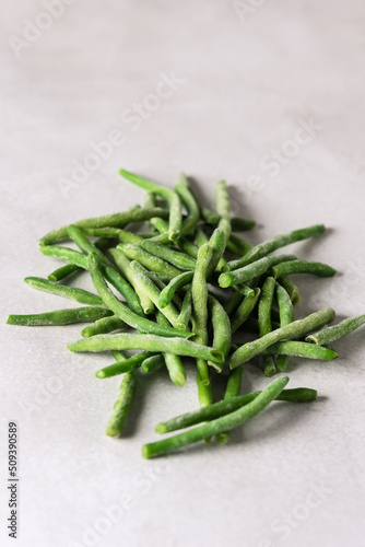 Frozen Green Beans Vegetable Healthy Vegan Food Vertical