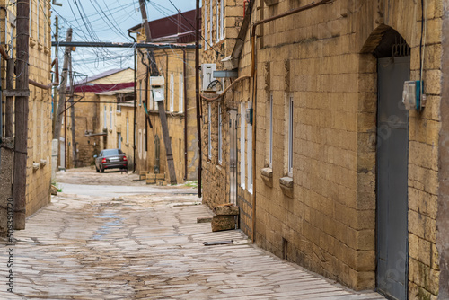 old traditional street in "magals" of Derbent, Dagestan