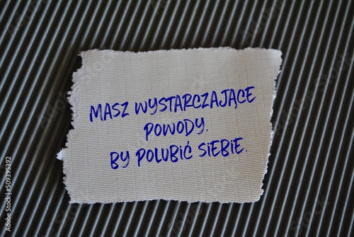 Masz wystarczające powody