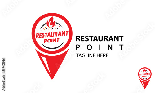 Free Download Restaurant Point Logo Design Template. - GFXLoad