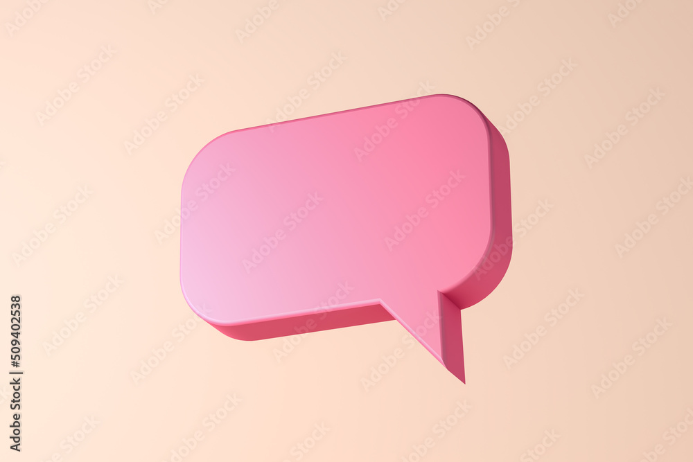 Comic speech bubble on soft background Comic speech bubble on soft background
