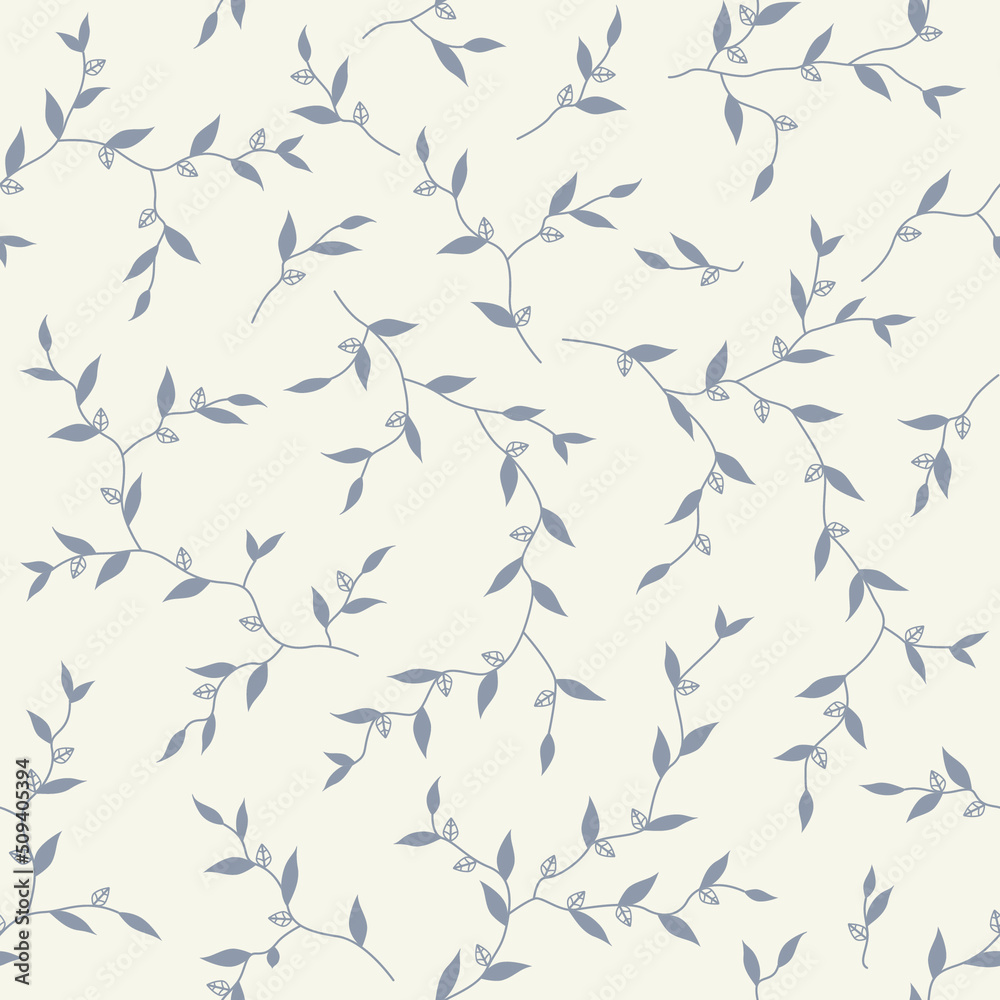 seamless pattern of branches and leaves seamless pattern of branches and leaves
