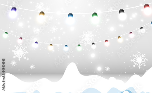 Snowfall. A lot of snow on a transparent background. Christmas winter background. Snowflakes falling from the sky.	