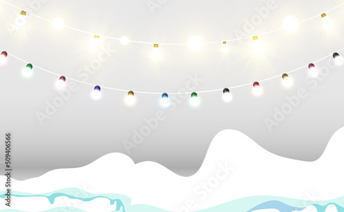 Snowfall. A lot of snow on a transparent background. Christmas winter background. Snowflakes falling from the sky.	