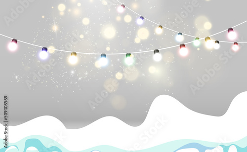 Snowfall. A lot of snow on a transparent background. Christmas winter background. Snowflakes falling from the sky.	