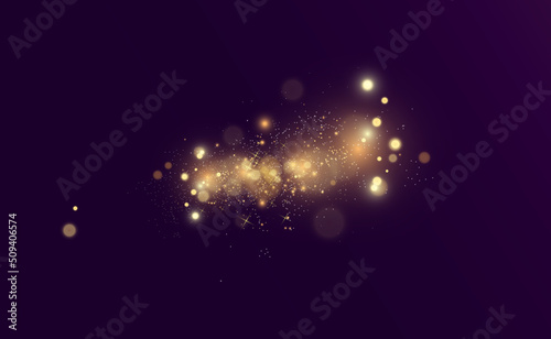 	
Brilliant gold dust vector shine. Glittering shiny ornaments for background. Vector illustration.	