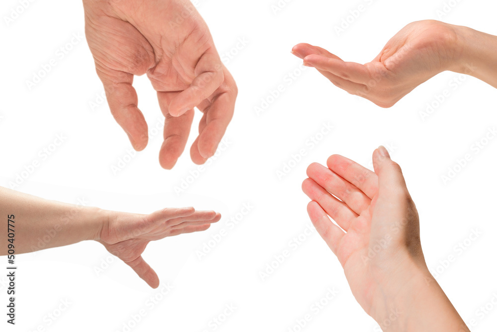 Woman hands wanting or asking for something Woman hands wanting or asking for something