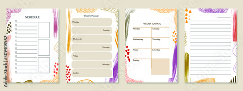 Daily journal template
