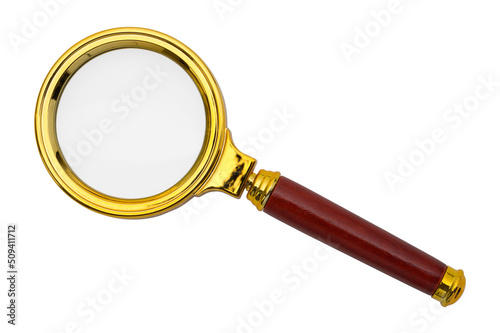 Gold Magnifying Glass