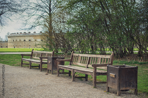 summer view of the park, Ingolstadt 