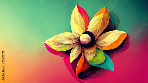 bouquet of tulips spring flower abstract floral background colorful bursting paper flowers vector illustration banner copy space header image creative design textured plant orchid hibiscus