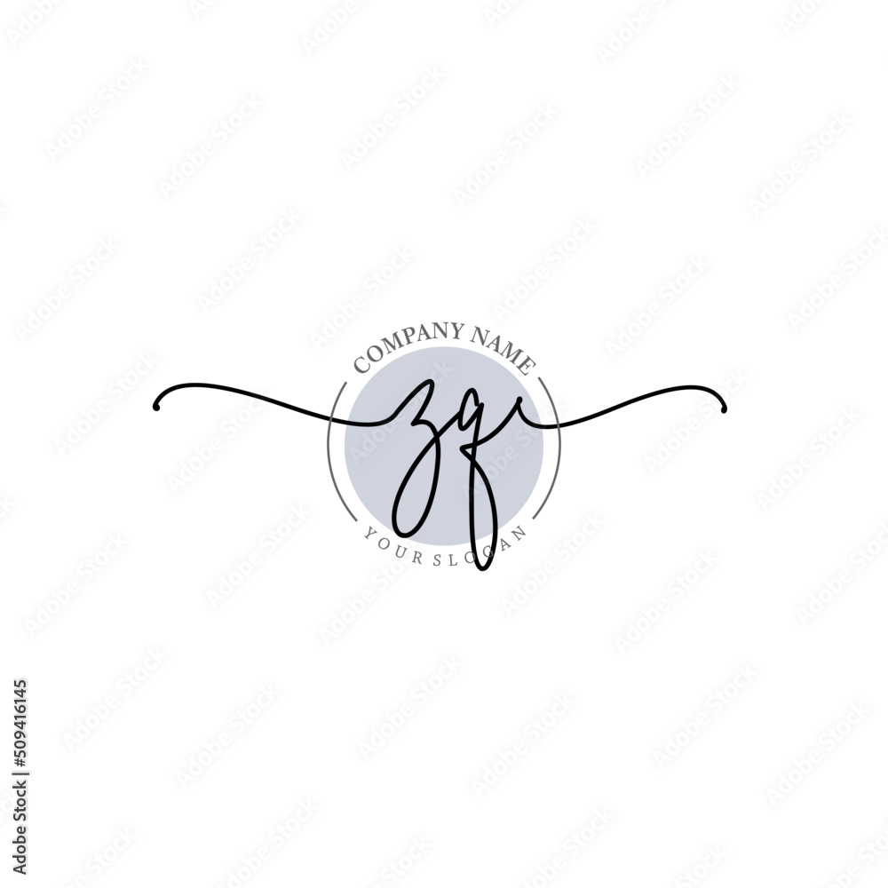 ZP signature logo template vector ZP signature logo template vector