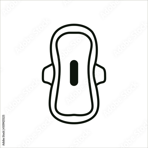 feminine sanitary napkin vector, illustration