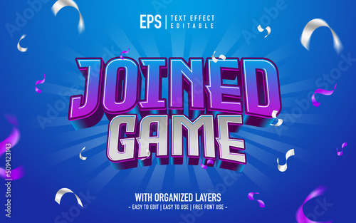 game winning text effect