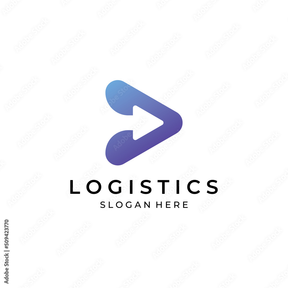 Logistics company vector logo, arrow icon logo, fast digital delivery logo. Using simple and easy logo vector editing. Logistics company vector logo, arrow icon logo, fast digital delivery logo. Using simple and easy logo vector editing.