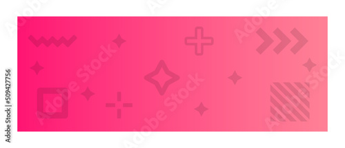 memphis rectangle banner
