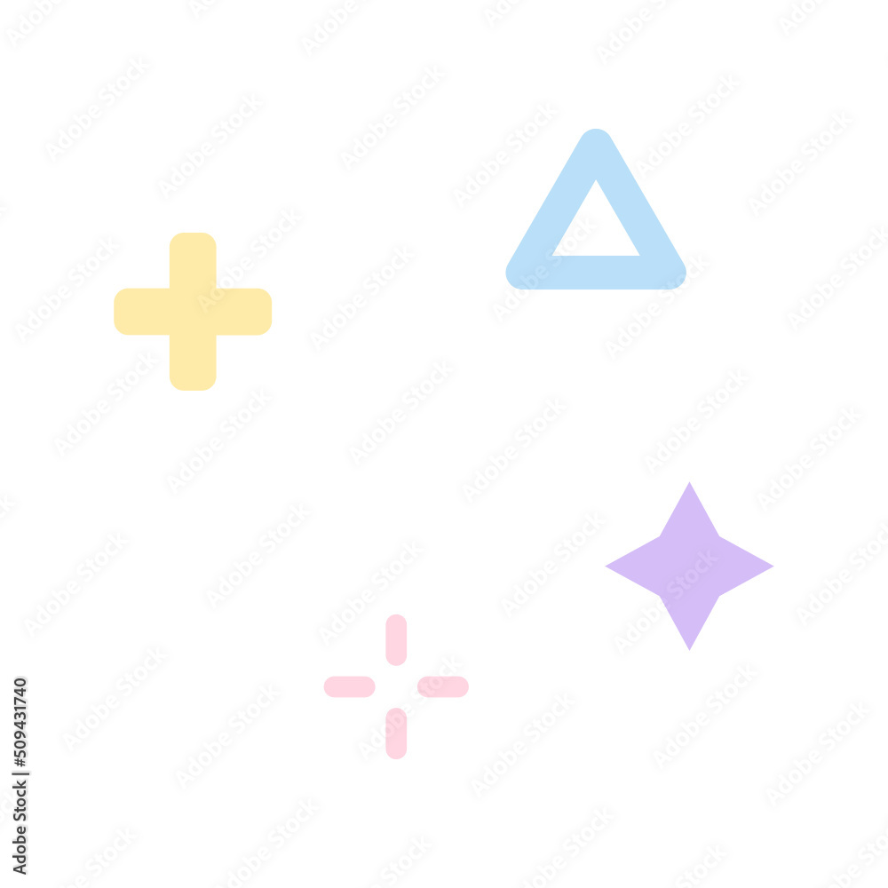 Obraz premium memphis element 