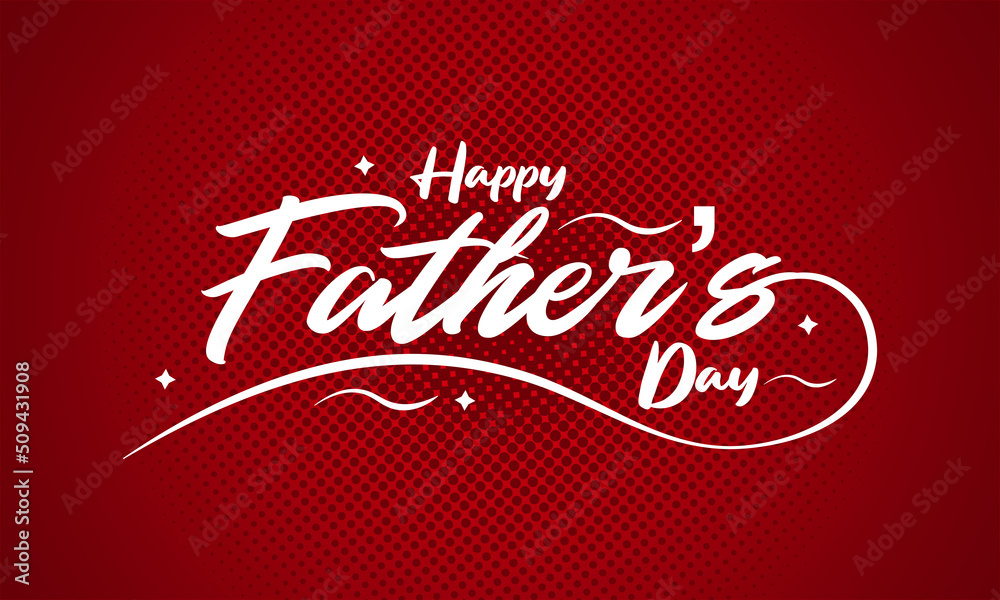 Father's Day poster or banner template. Promotion and shopping template for love dad