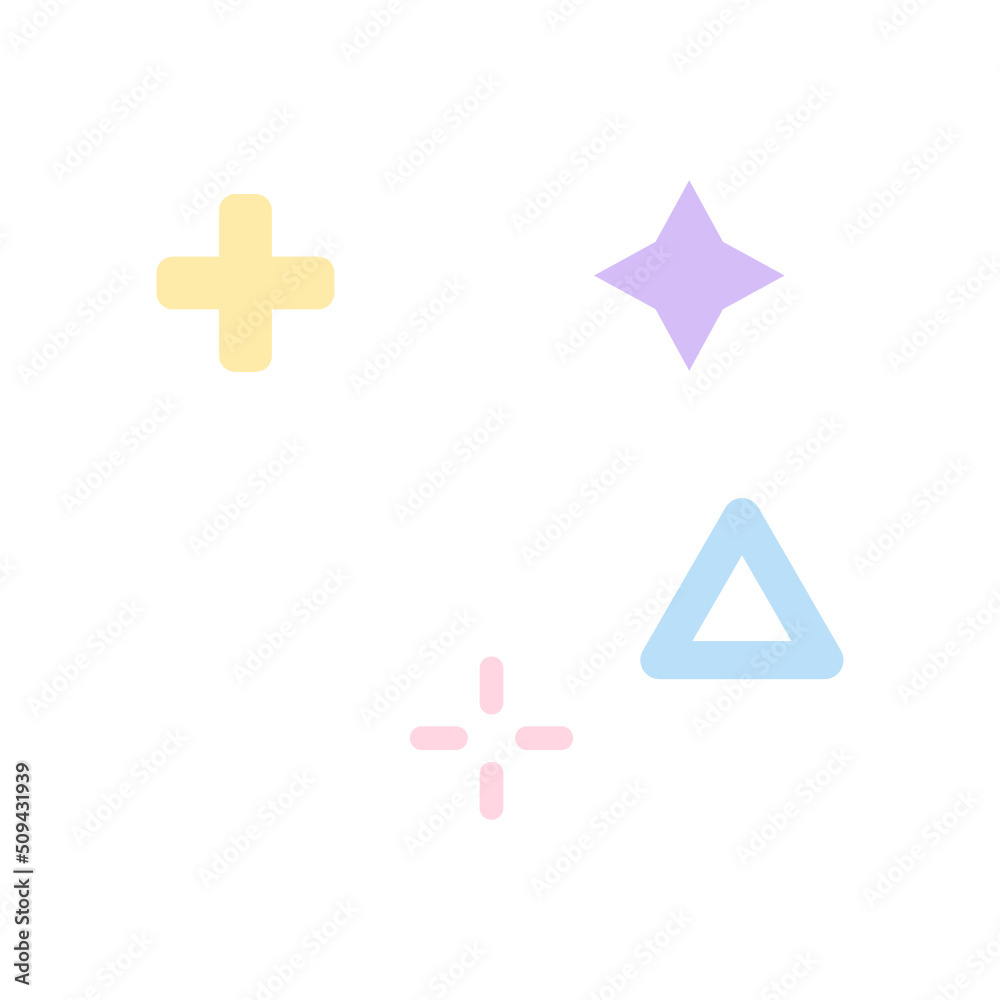 Obraz premium memphis element 