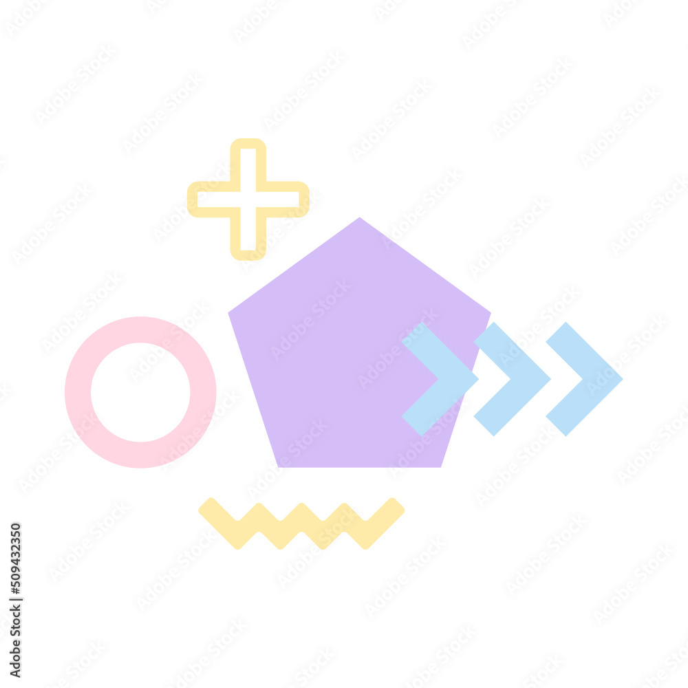 Obraz premium memphis shape element